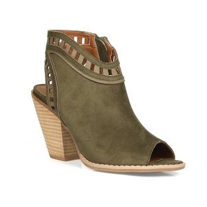Maddie Peep-toe Women's High Heel Bootie